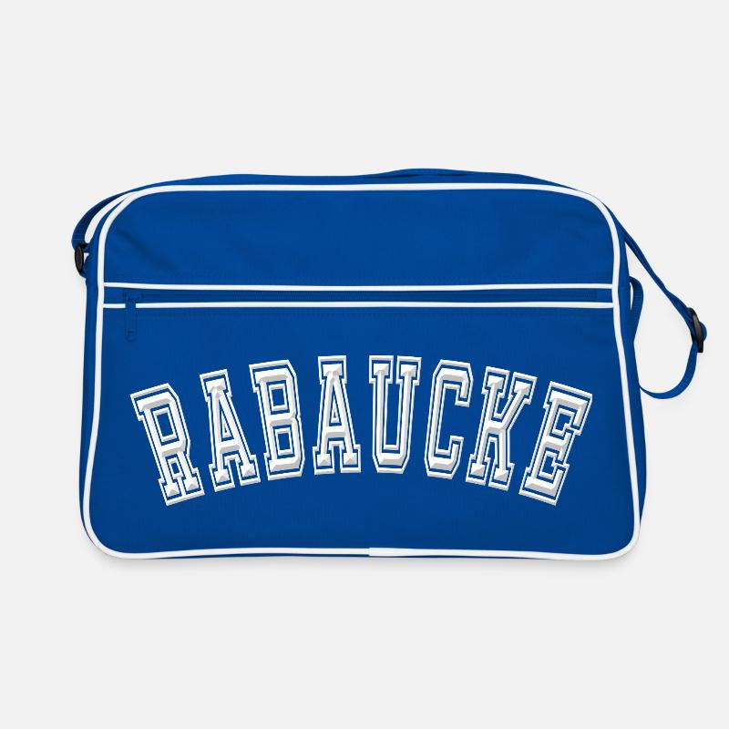 Rabaucke Lausbuben Design en blanc Sac Retro