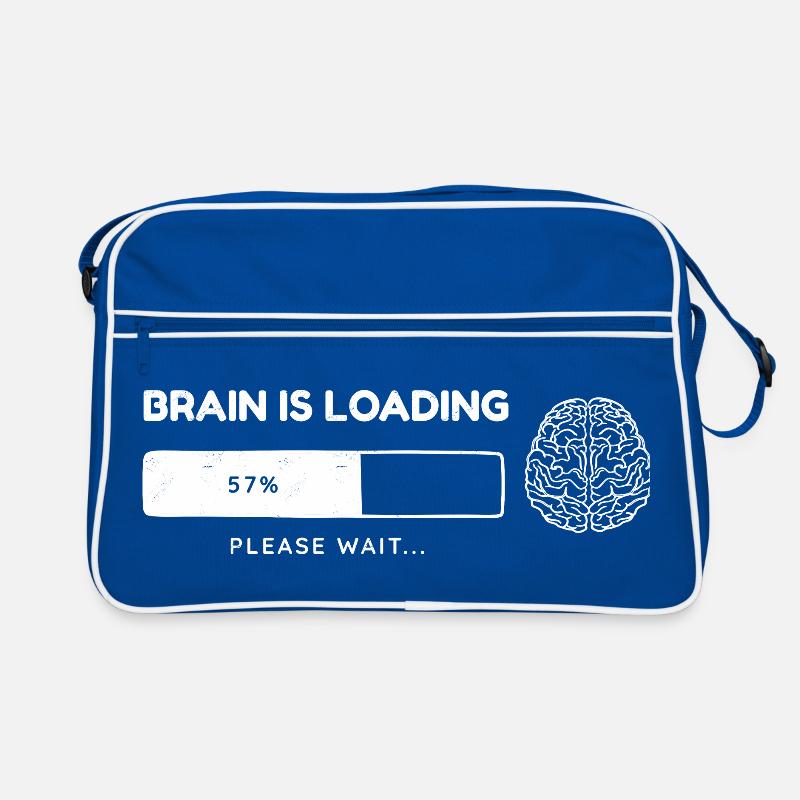 Brain is charging Retro Bag