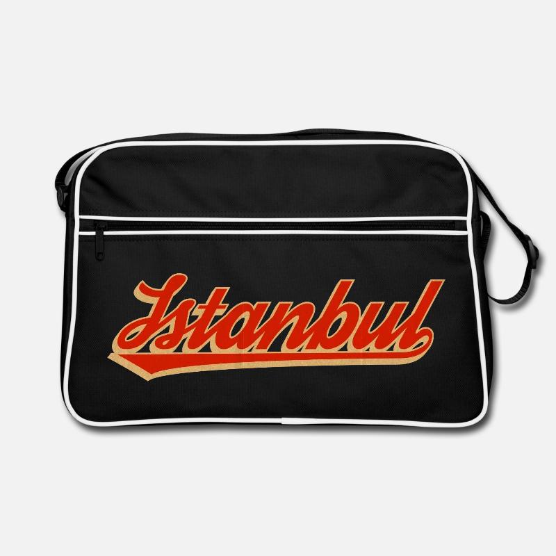 Istanbul Retro Script Logo Retro Bag