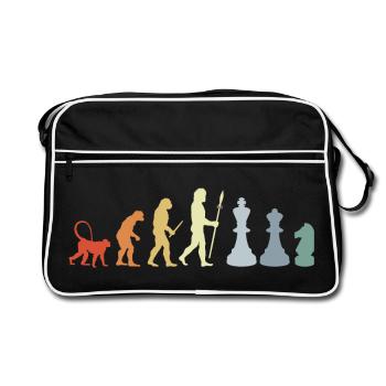 Chess Development - Retro Bag - black/white - Front
