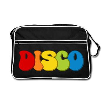 Disco - Retro Bag - black/white - Front
