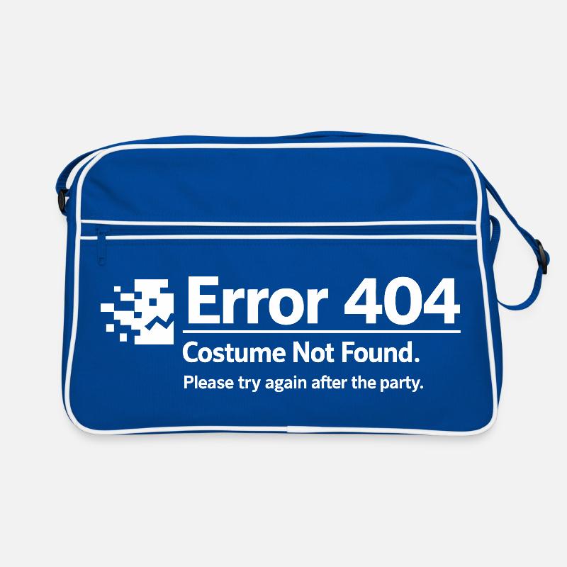 Error 404 Costume Not Found Retro Tasche