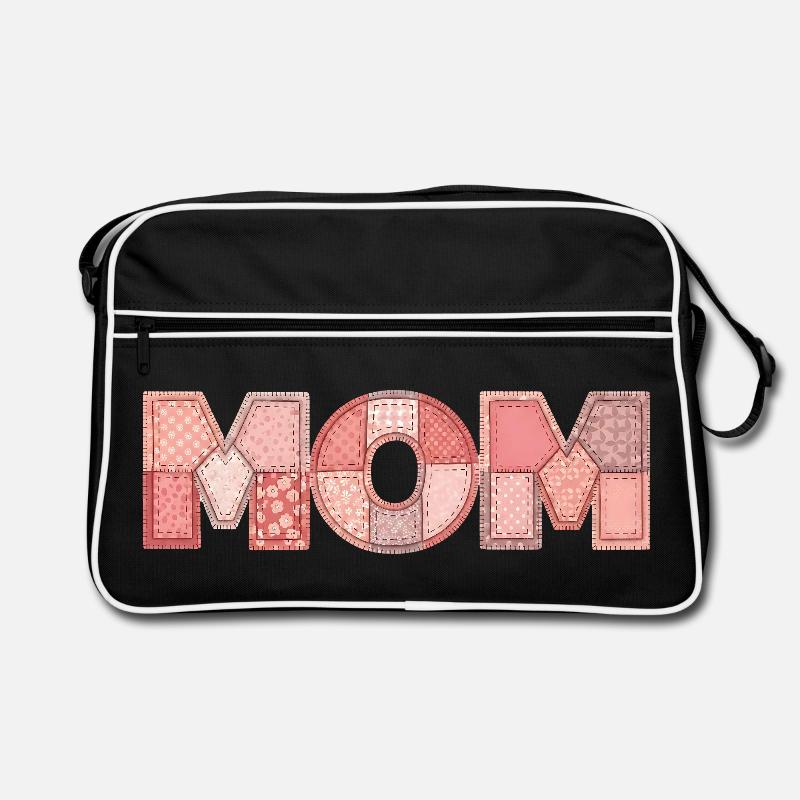 Mom Patchwork Floral Pattern Gift Retro Bag