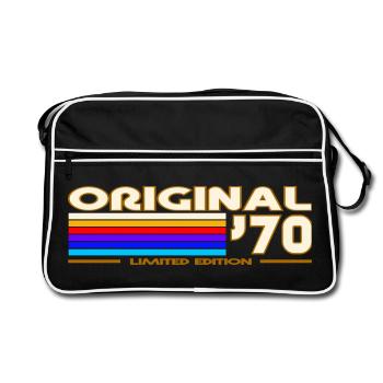 1970 - Retro Bag - black/white - Front
