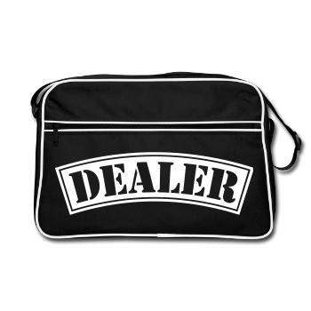 Dealer Design - Retro Bag - black/white - Front