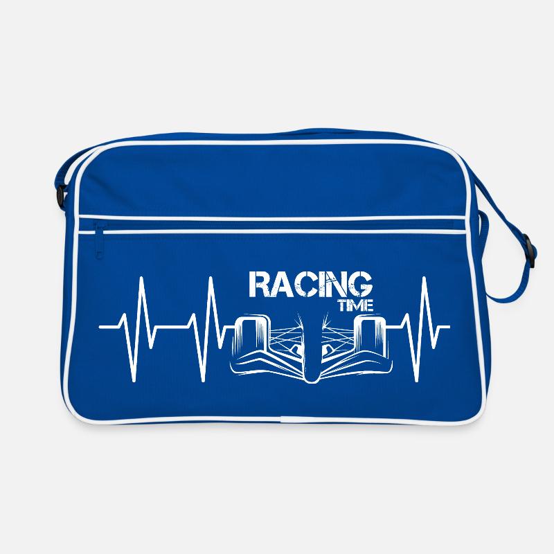 temps de course voiture de course voiture de course voitures de formule pouls Sac Retro