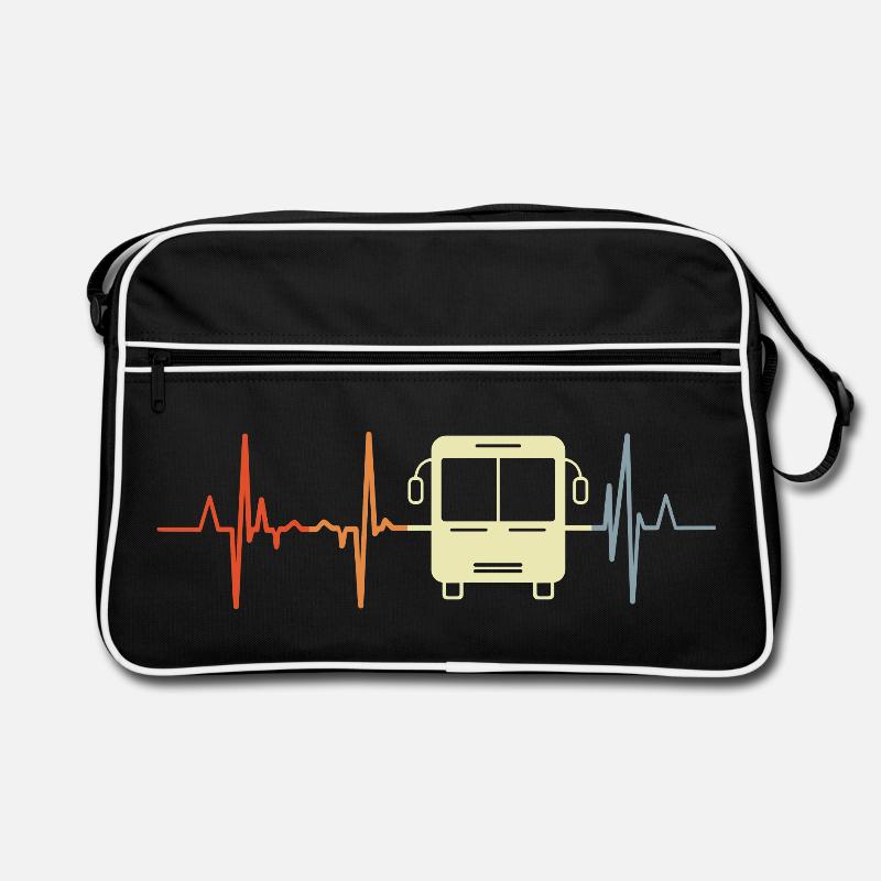 Bus Heart Rate Retro Bag