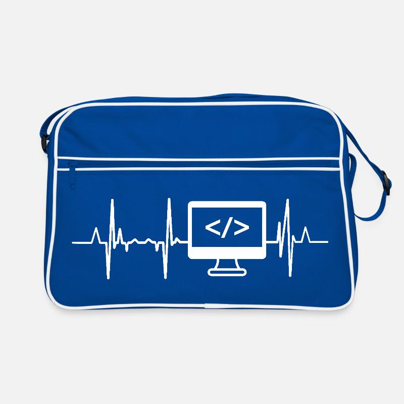Developer Heartbeat Retro Bag