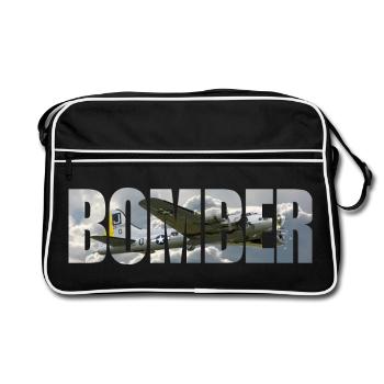 Bomber B-17 Flying Fortress - Retro Bag - black/white - Front