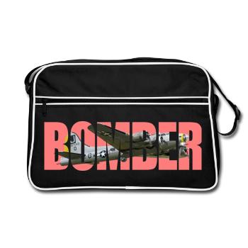 Bomber B-17 Flying Fortress - Retro Bag - black/white - Front