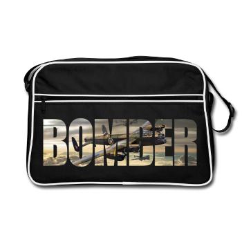 Bomber Avro Lancaster - Retro Bag - black/white - Front
