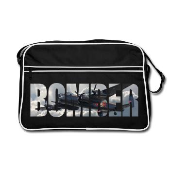 Bomber Avro Lancaster - Retro Bag - black/white - Front