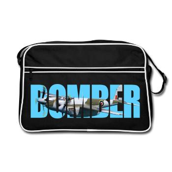 Bomber DH.98 Mosquito - Retro Bag - black/white - Front