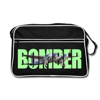 Bomber DH.98 Mosquito - Retro Bag - black/white - Front