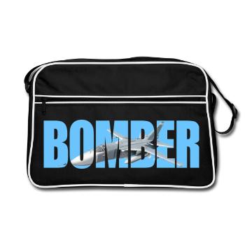 Bomber Su-24 - Retro Bag - black/white - Front