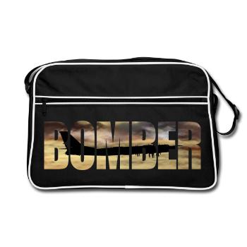 Bomber Tu-95 - Retro Bag - black/white - Front