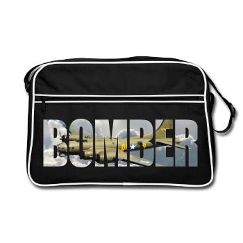 Bomber B-17 Flying Fortress - Retro Bag - black/white - Front