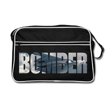 bombardier B-2 Spirit - Sac Retro - noir/blanc - Devant