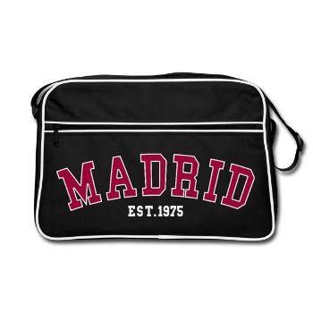 Madrid_Est_1975 - Sac Retro - noir/blanc - Devant