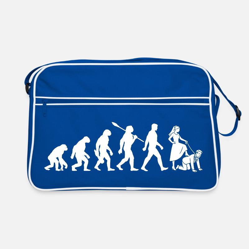 JGA Junggesellenabschied - Evolution Bachelor Retro Tasche