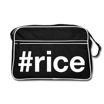 Rice Reis - Retro Bag - black/white - Front