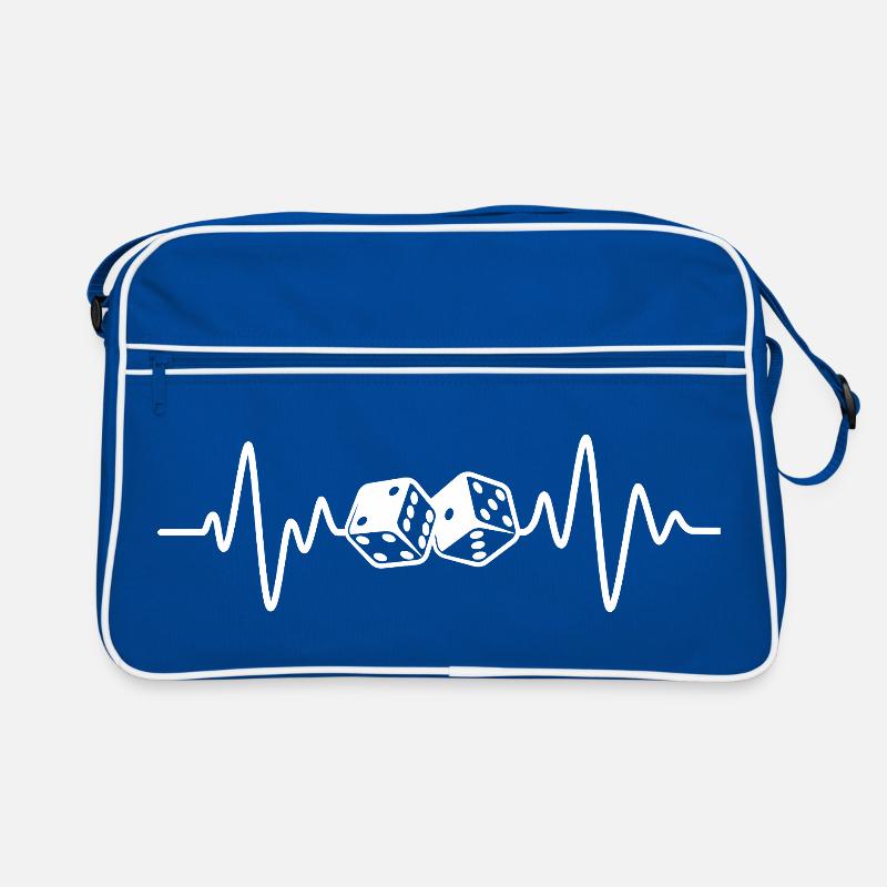 Battement de cœur de dés Sac Retro