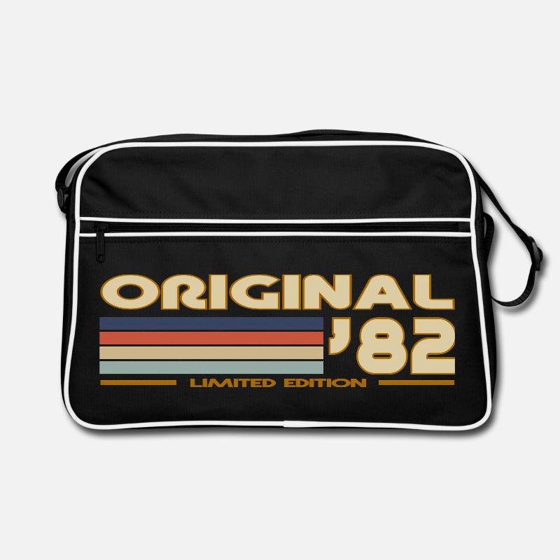 1982 - Sac Retro - noir/blanc