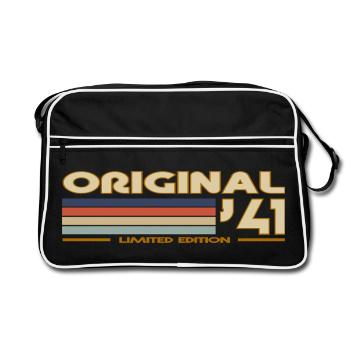 1941 - Retro Bag - black/white - Front
