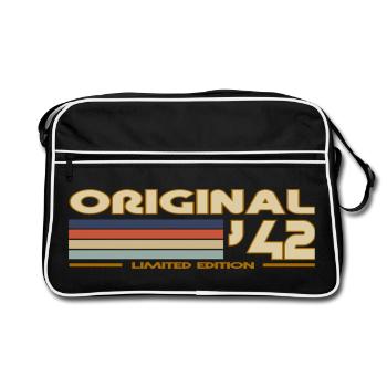 1942 - Retro Bag - black/white - Front