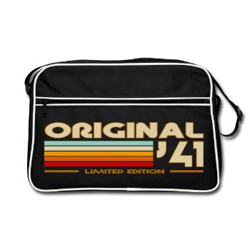 1941 - Retro Bag - black/white - Front