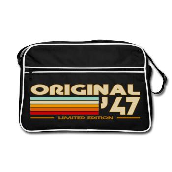 1947 - Retro Bag - black/white - Front