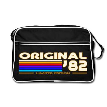 Originales 82 Retro Rainbow - Retro Tasche - Schwarz/Weiß - Vorne