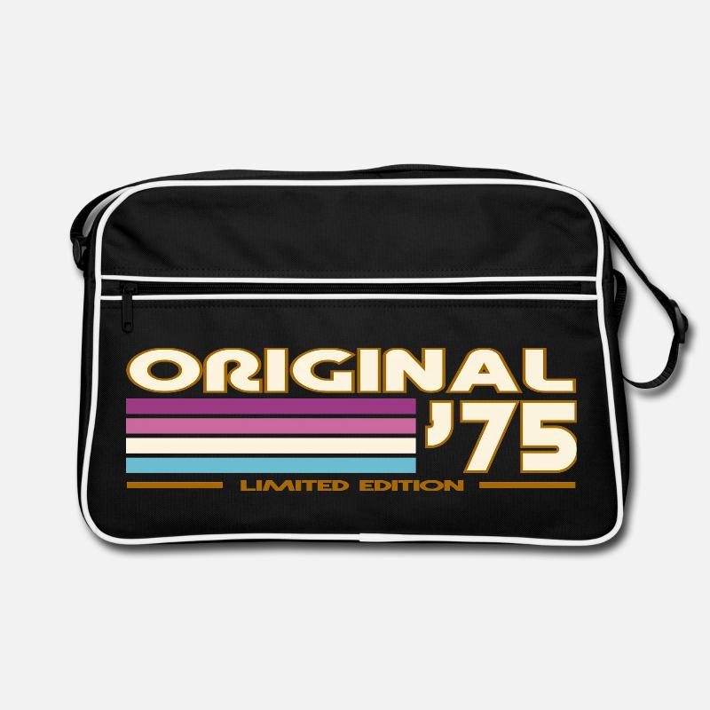 Originale 75er Vintage-Streifen Retro Tasche
