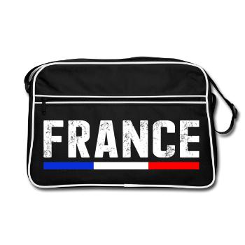 FRANCE - Sac Retro - noir/blanc - Devant