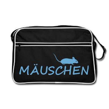 PUMPKIN - Retro Bag - black/white - Front