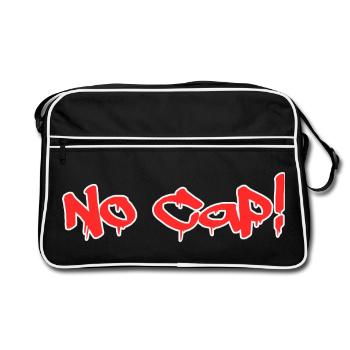 Pas de plafond ! - Sac Retro - noir/blanc - Devant