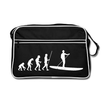 SUP Evolution - Retro Bag - black/white - Front
