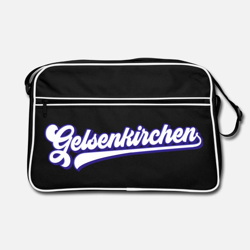 Gelsenkirchen Text | Farben änderbar Retro Tasche