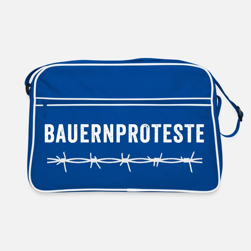 BAUERNPROTESTE Retro Tasche