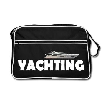 Yachting - Sac Retro - noir/blanc - Devant