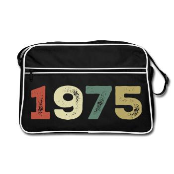 1975 Né en 1975 - Sac Retro - noir/blanc - Devant