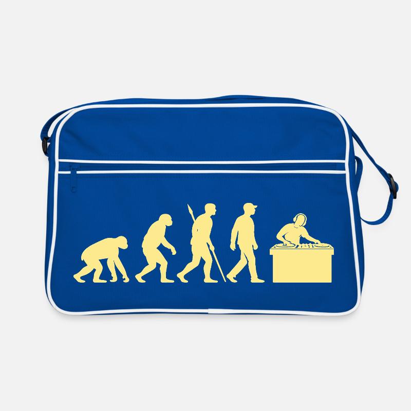 Evolution zum Arbeitsplatz-DJ Retro Tasche