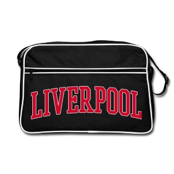 Liverpool Uk - Retro Bag - black/white - Front