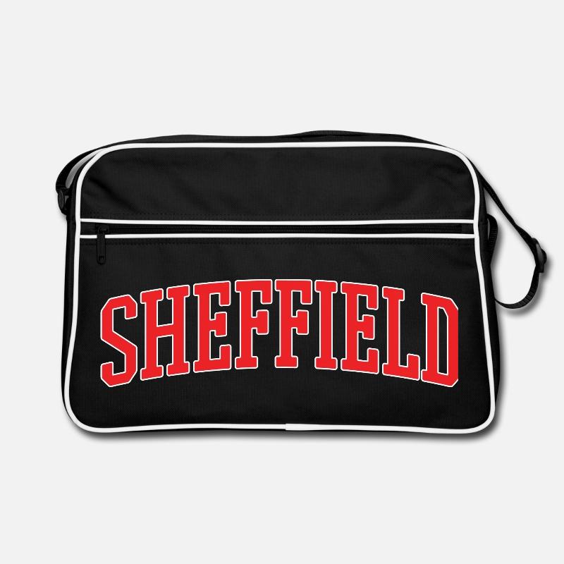 Lettrage rétro Varsity de Sheffield Sac Retro