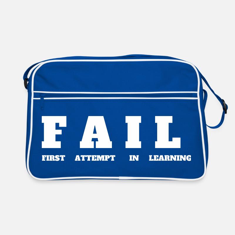 FAIL- First Attempt in Learning - Motivation Tee Retro Tasche