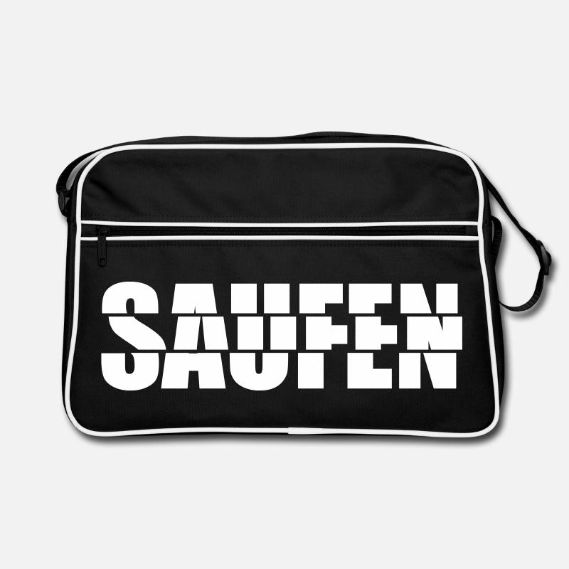 Saufen Design Retro Tasche
