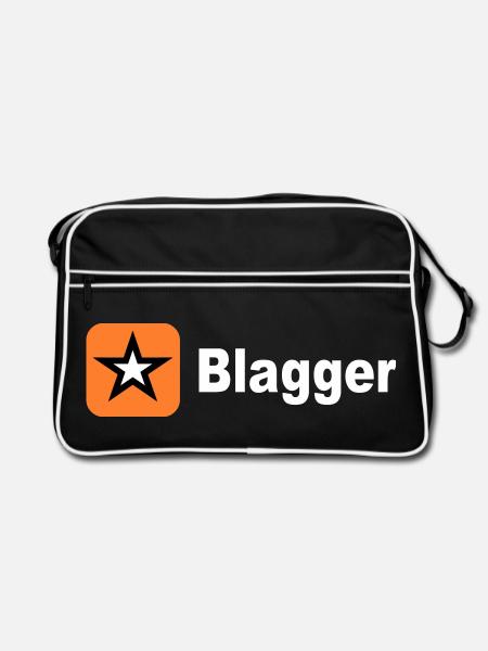 big blagger star - Retro Bag - black/white