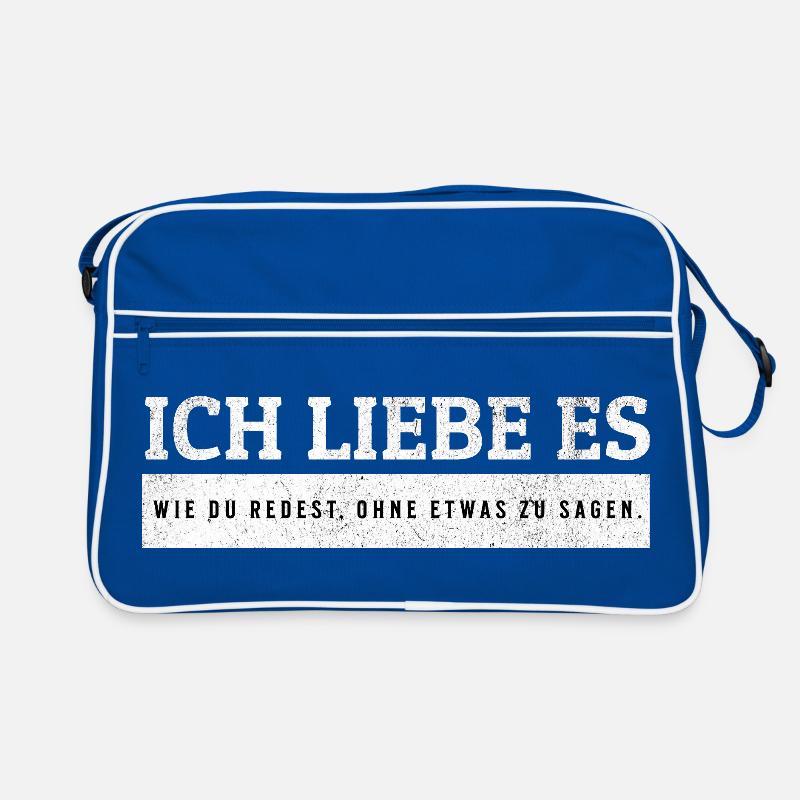 SARCASM - Talking without saying anything Retro Bag