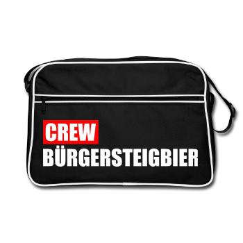 Crew Sidewalk Beer Local Control Trip OKF - Retro Bag - black/white - Front