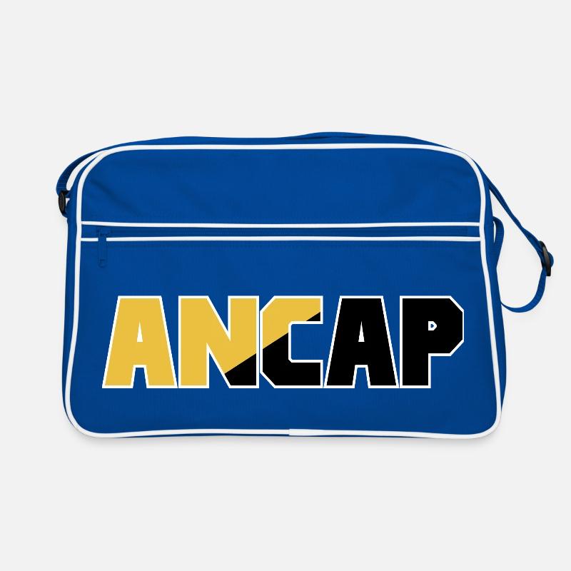 Anarchie Capitalisme Drapeau 4 ancap Sac Retro
